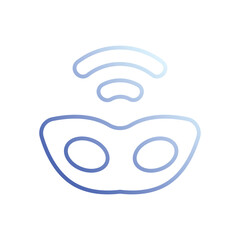 Incognita icon vector