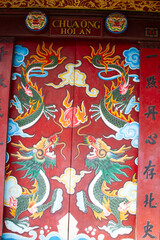 Colorful Painted Door in Hoi An