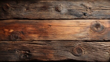 Naklejka premium Wooden tabletop top view background, seamless and natural