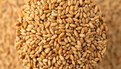 Fototapeta premium Wheat grains closeup