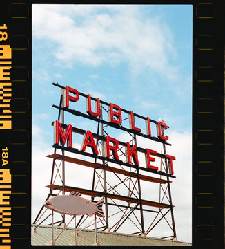 Public Market Sign in Seattle