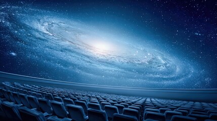 Immersive Cosmic Experience: Dome Theater with a Galaxy Projection for Education and Entertainment