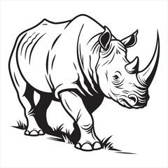 Obraz premium Rhino Svg Bundle