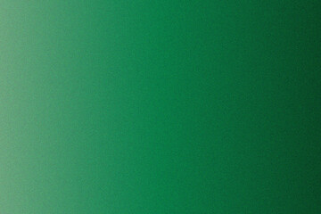 Grainy Textured Green Background. Grain Texture Noise Background In Subtle Green Gradient For Wallpapers, Web, Banner, Print, Etc.