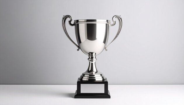 silver trophy cup