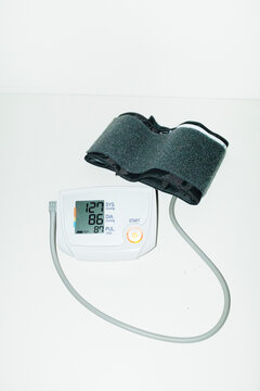 Health equipment blood pressure meter device machine on a table 