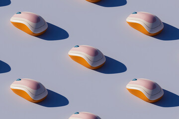  Stylized Layout of Repeating Wireless Mice