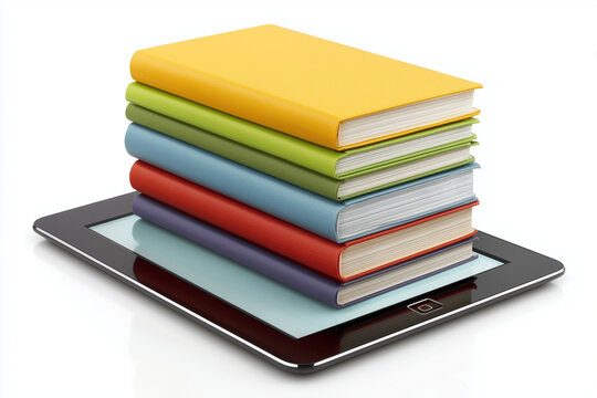 Digital tablet with ebooks - Powered by Adobe
