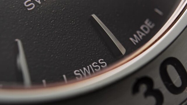 Mechanical Automatic Swiss Made Dress Watch With Ticking Hands
