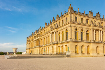 Naklejka premium Versailles palace facade outside Paris, France