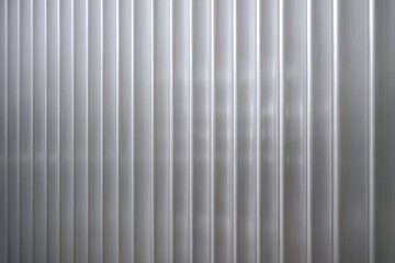 Obraz premium Silver Metal Panel Texture Background with Vertical Lines and Subtle Reflections for Industrial Design