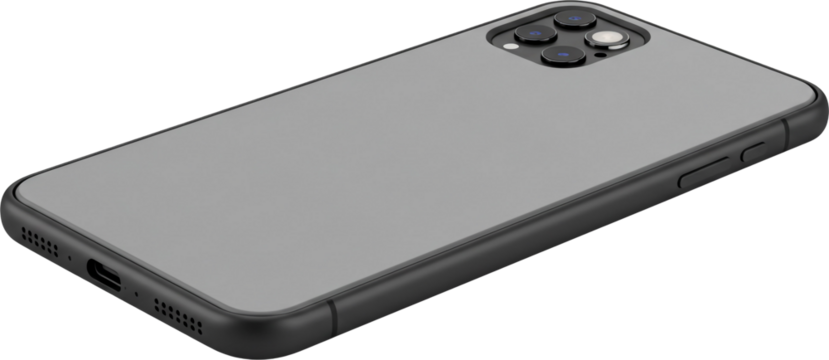 Modern smartphone with minimalistic case