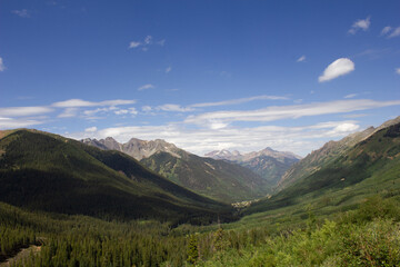 Beautiful colorado mountain landscape