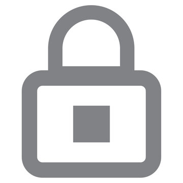 padlock icon vector illustration