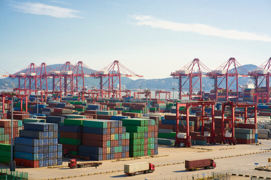 Cargo Shipping Terminal, Shanghai