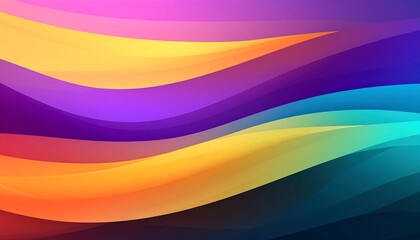 Obraz premium Abstract colorful wavy design