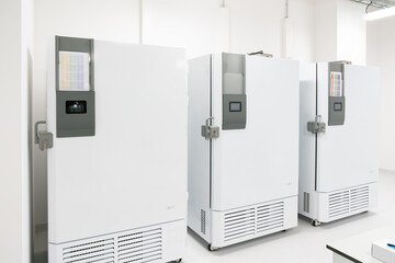 Large Freezers In The Lab Clean Room