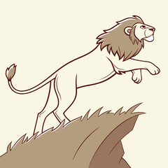 Lion Head Vector Logo Design