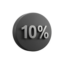 Discover incredible savings with a prominent 10% discount symbol for promotions