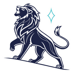 Lion Head Vector Logo Design