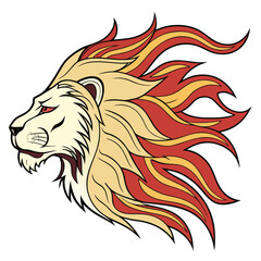 Lion Head Vector Logo Design