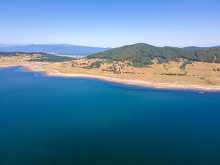 Summer view of Batak Reservoir, Bulgaria