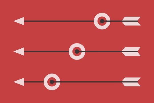 Three arrows pierced eyes