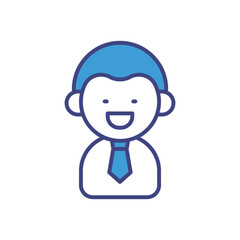 Worker icon vector