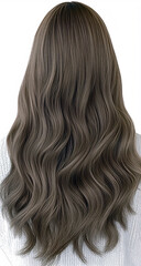 Naklejka premium Portrait of a Young Woman with a Short, Wavy Bob