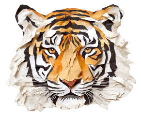 Obraz premium PNG Wildlife animal mammal tiger.