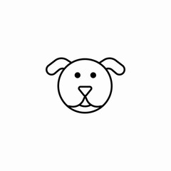 dog pet icon sign vector