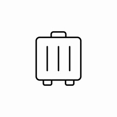 travel luggage icon sign vector