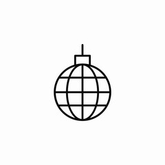 disco dance icon sign vector