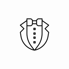formal dressup icon sign vector