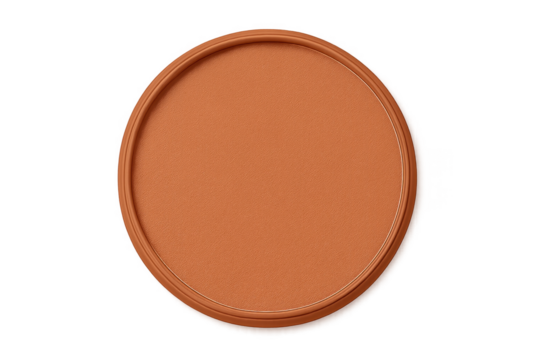 Orange 3d button with transparent background for web design