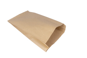 brown envelope isolated on white