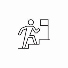 career progress icon sign vector