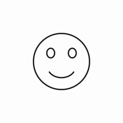 positive emoji icon sign vector