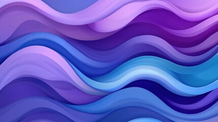 Fototapeta premium A charming, seamless texture featuring curvy, wavy designs perfect for modern decor and playful backgrounds.