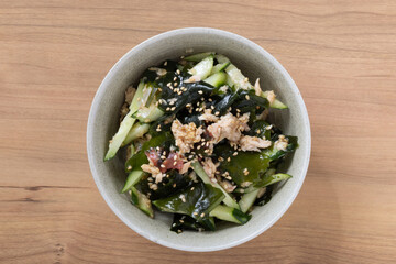 ツナとわかめのサラダ