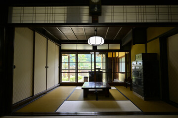 今庄宿の古民家の居間