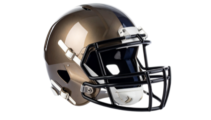 American Football Helmet PNG, Realistic Sports Safety Gear, Transparent Background, Rugby and Football Equipment