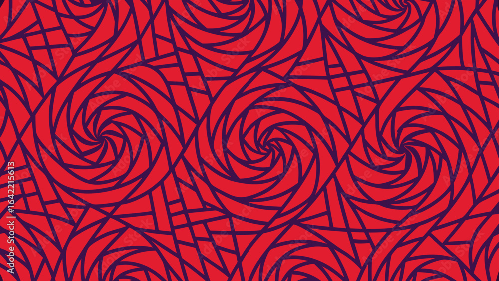 Poster abstract red and purple spiral pattern perfect for backgrounds and modern design elements