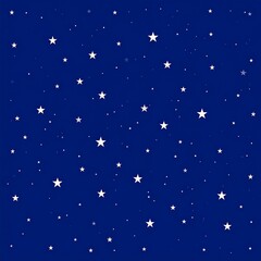 Starry night sky pattern