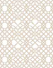 Intricate, repeating geometric pattern