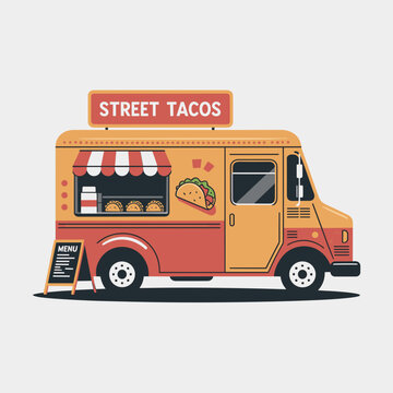 Street Taco Truck Serving Fresh Tacos