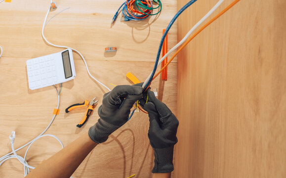 electrical engineer working