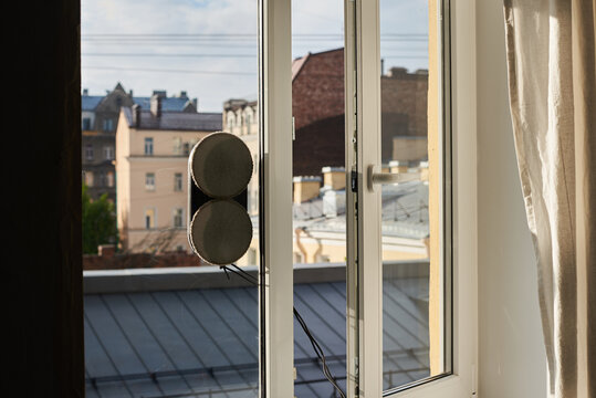 Fototapeta Modern home device for cleaning windows