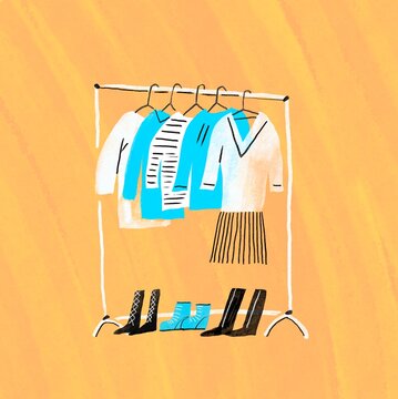 women's clothes and shoes