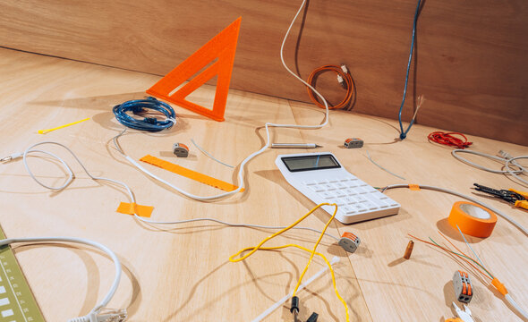 electrical engineer working